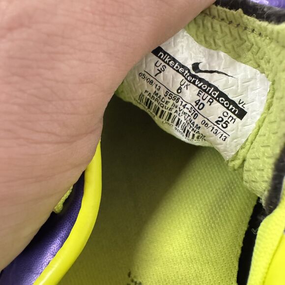 Nike Mercurial Victory IV IC 555614-570 Purple Indoor Soccer Shoes Mens 7 - BUB main image 4
